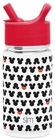 Amazon.com: Simple Modern Disney Kids Water Bottle Plastic BPA-Free Tritan Cup with Leak Proof Straw Lid | Reusable and Durable for Toddlers, Boys, Girls | Summit Collection | 16oz, Minnie Mouse Rainbows : Everything Else