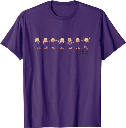 Amazon.com: Disney Lizzie McGuire Animated Lizzie Multi-Pose T-Shirt : Clothing, Shoes & Jewelry