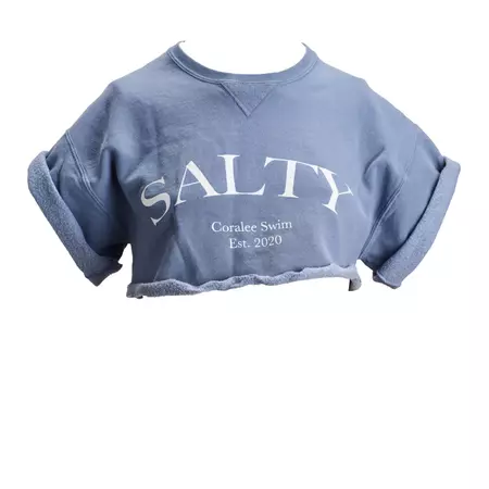 Salty Sweatshirt | Coralee Swim | Wolf & Badger