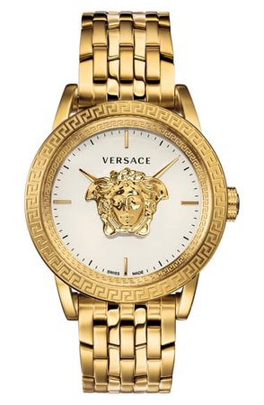 Versace Palazzo Empire Bracelet Watch, 43mm | Nordstrom