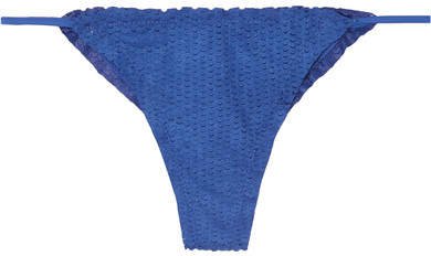 Scales Bikini Briefs - Royal blue