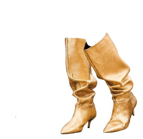 Gold Boots