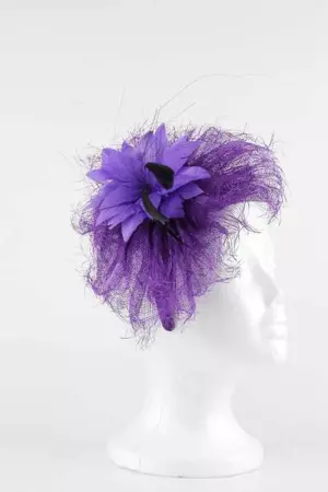 Feather Flower Fascinator – CR Designs