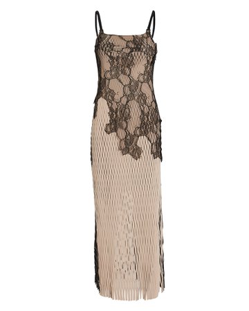 Erosion Lace Sleeveless Dress