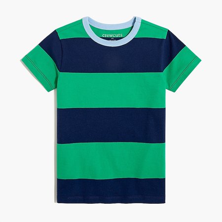 Factory: Boys' Rugby-stripe Tee For Boys