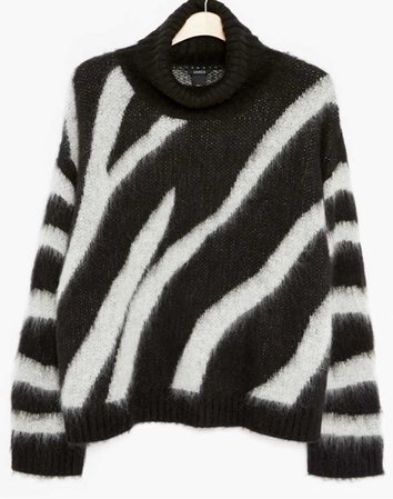 zebra sweatshirt