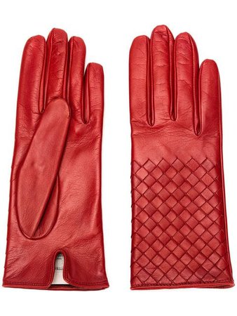 Bottega Veneta Nappa leather gloves £290 - Shop Online SS19. Same Day Delivery in London