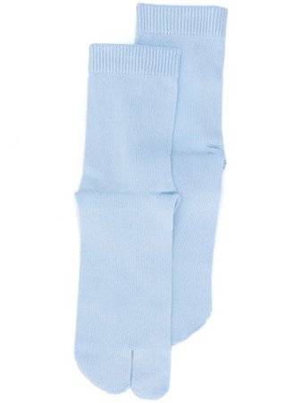 Maison Margiela Tabi Split Toe Socks S29TL0042S17357 Blue | Farfetch