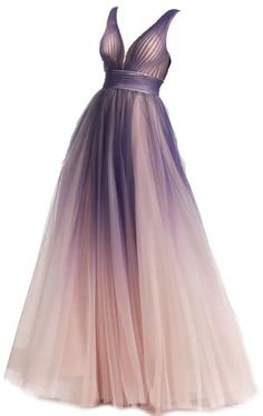 purple ombre fairy dress