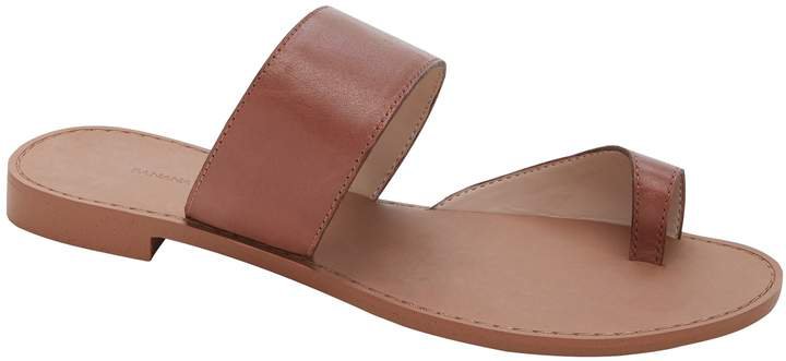 Leather Toe Ring Sandal