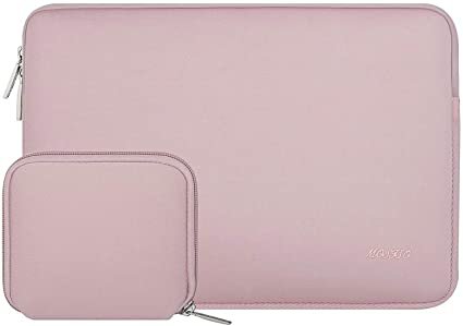 MOSISO Laptop Sleeve Compatible with 13-13.3 Inch MacBook Air/MacBook Pro Retina 2012-2015, Notebook Computer, Water Repellent Neoprene Bag with Small Case, Baby Pink: Amazon.ca: Electronics