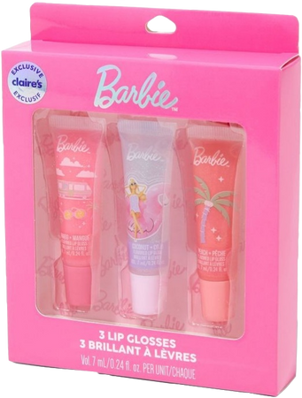 barbie lipgloss set