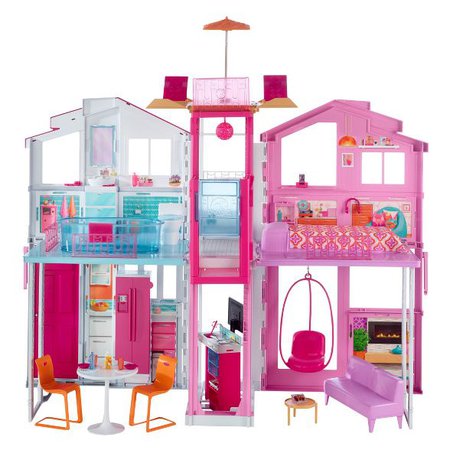 Barbie Pink Passport 3-Story Townhouse : Target