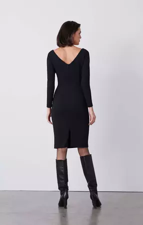 Buy Sonata Little Black Scuba Crêpe Dress online - Etcetera