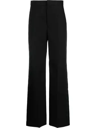 Isabel Marant pressed-crease wide-leg trousers