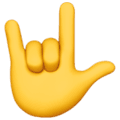 🤟 I Love You Hand Sign Emoji (Apple)