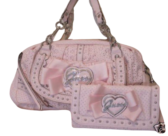 Guess purses pink