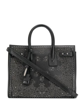 Saint Laurent paisley studded tote bag $4,650 - Buy Online SS19 - Quick Shipping, Price