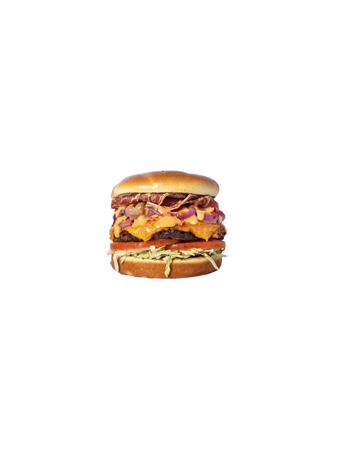 Slutty Vegan burger sandwich food