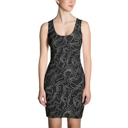 Elevated Skin Tight Dress - photorealistic stitch print – COHERE and THERE