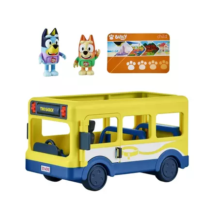 Bluey, Adventure Bus, Bus Vehicle Bluey and Bingo 2.5-3" Figures, 1 Accessory, Preschool, Ages 3+ - Walmart.com