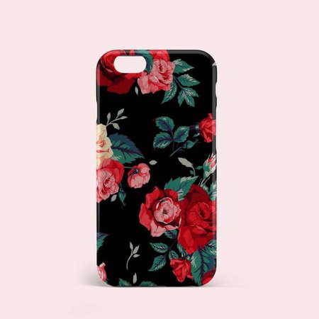 Floral housse de portable iPhone 8 cas iPhone 8 Case Plus | Etsy