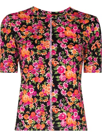 Commission Acro floral-print T-shirt - Farfetch