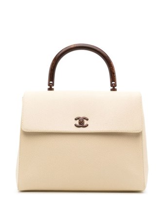 Chanel Pre-Owned 2000s CC Turn-lock top-handle Bag - Farfetch