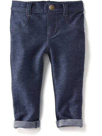 Rolled-Cuff Jeggings for Baby | Old Navy