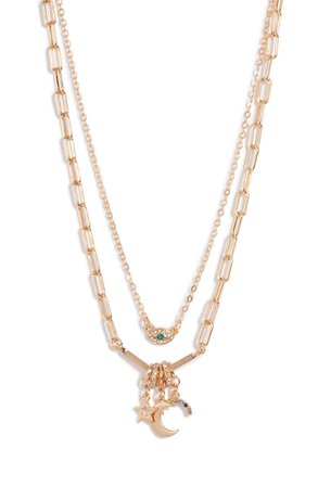 BP. Celestial Cluster Layered Pendant Necklace | Nordstrom
