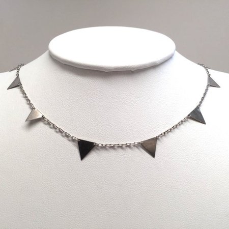 many triangle necklace - Google Search