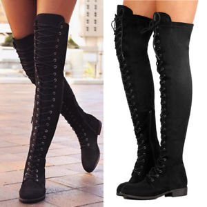 over knee combat boots - Google Search
