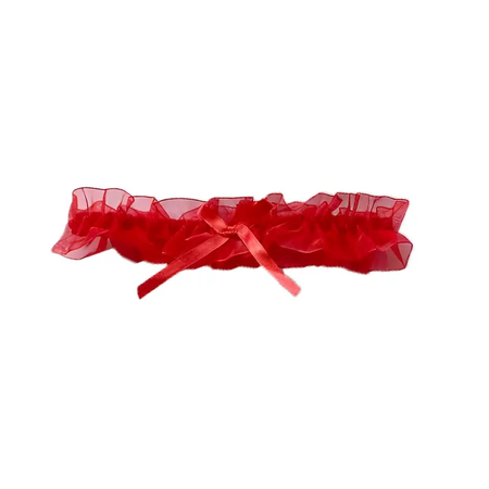 red bow garter