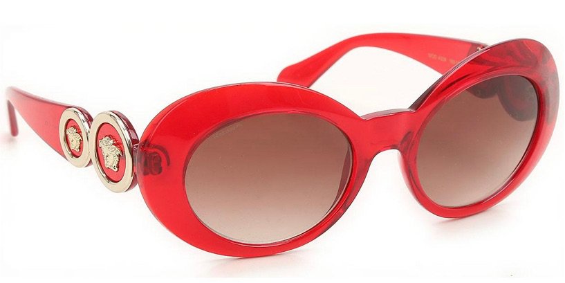 red Versace sunglasses