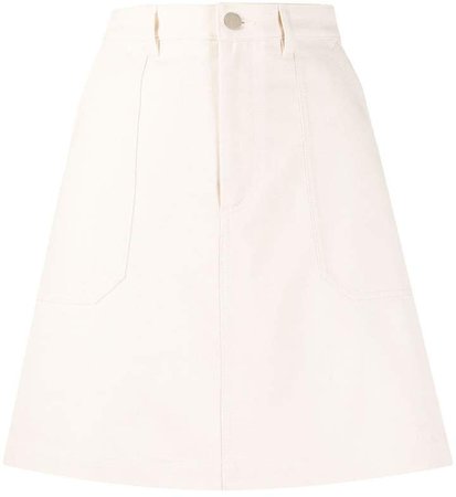 A-line mini skirt