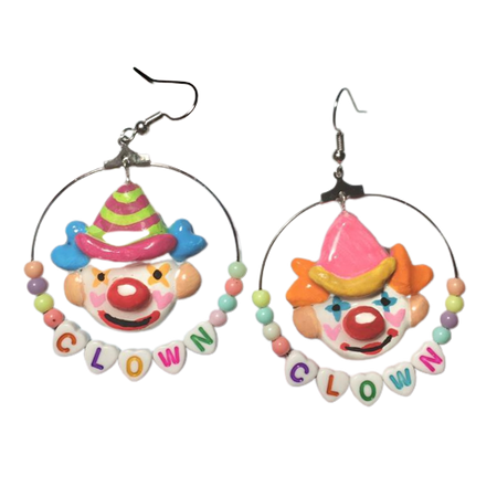 Custom Clown Earrings // NanaBanHana