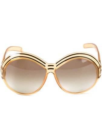 Christian Dior pre-owned round frame sunglasses - FARFETCH