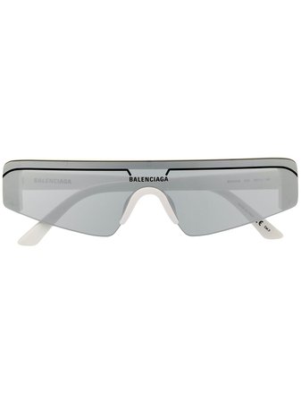 Balenciaga Eyewear Ski Rektangulära Solglasögon - Farfetch