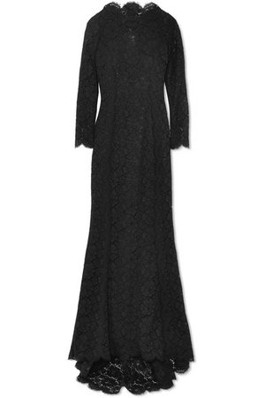 dolce & gabbana black gown