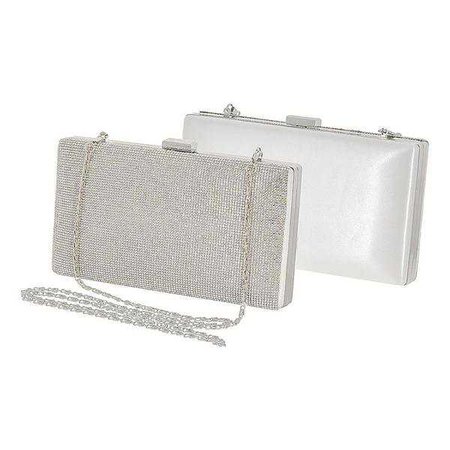 Clutch Bags | Shop Women's White Leather Clutch Bag at Fashiontage | C01120102
