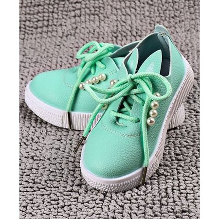 Mint Green Pearl Shoes 1