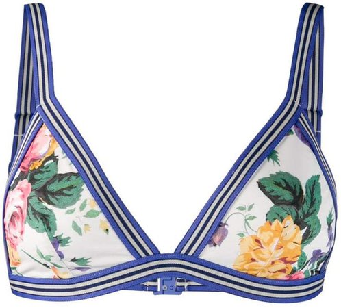 floral bikini top