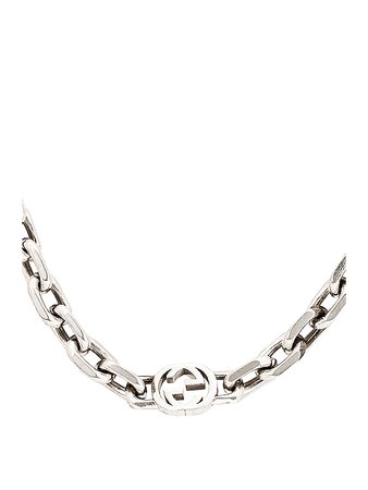 Gucci GG Short Necklace in Silver | FWRD