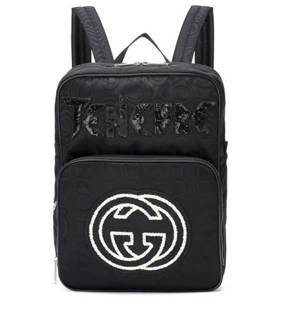 GUCCIEmbroidered medium backpack