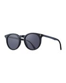 Illesteva Two Point One Round Acetate Sunglasses | Neiman Marcus