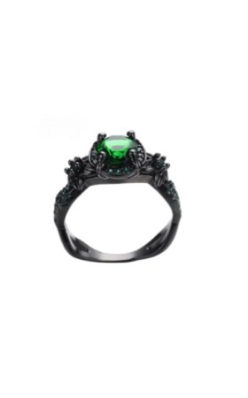 Dark green ring