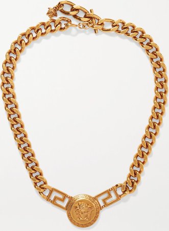 VERSACE Gold-tone necklace