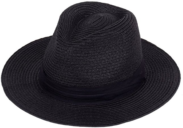 Amazon.com: Straw Hat for Women Sun Beach Hats Panama Summer Wide Brim Floppy Fedora Cap UPF50 (A02-Straw Yellow): Clothing