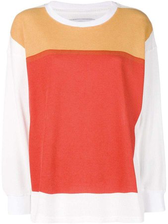 colour block sweatshirt