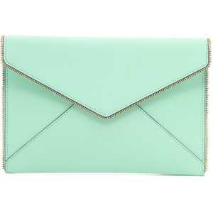 Mint-Green Envelope Clutch (Rebecca Minkoff)